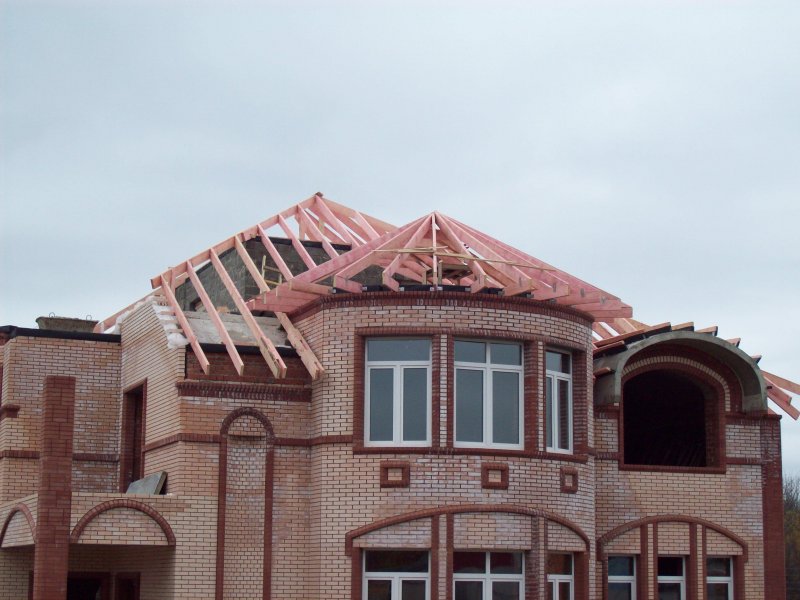 Кровля круглого эркера