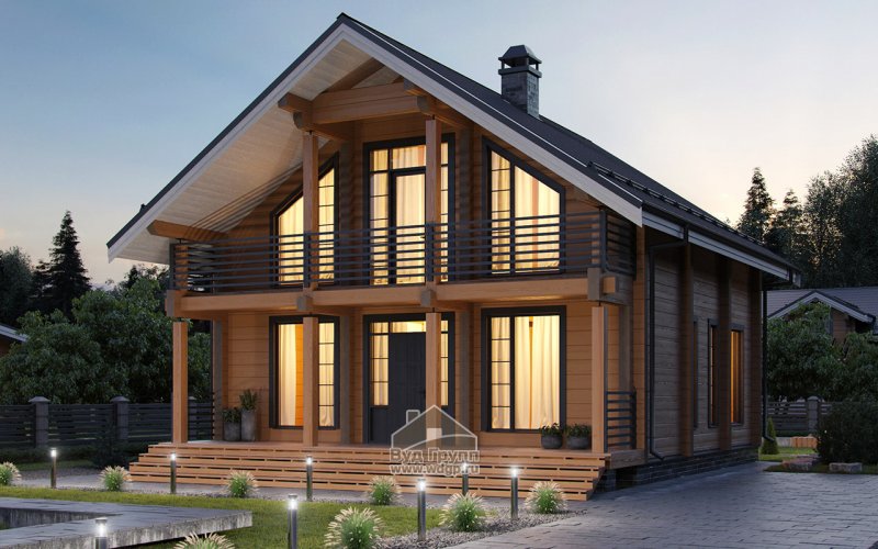 Дом из клееного бруса Starkwood проект Берн