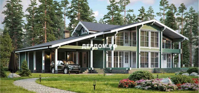 Проекты одноэтажных деревянных домов