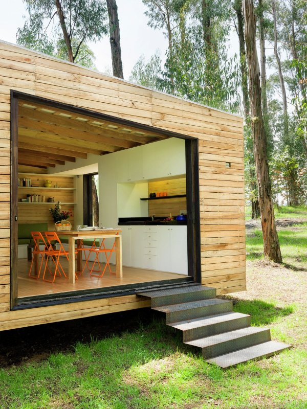 Tiny House с односкатной крышей