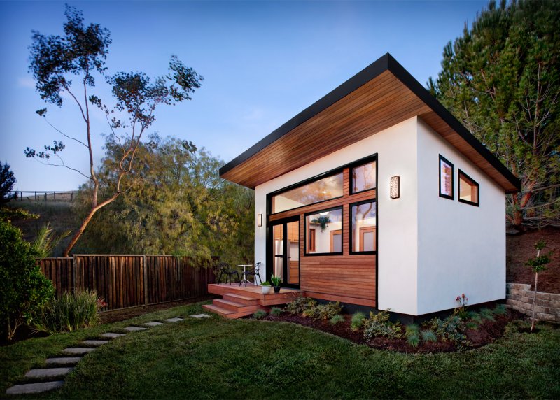 Tiny House с односкатной крышей