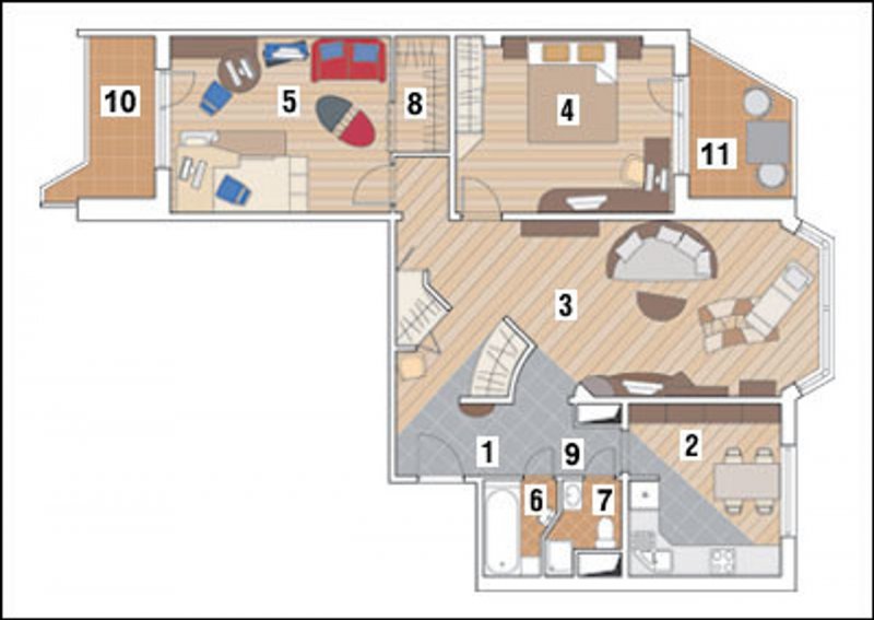 Перепланировка квартир п-44т