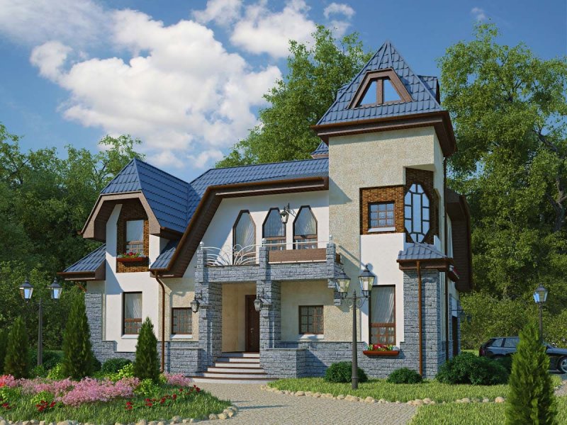 Индивидуальный жилой дом коттедж