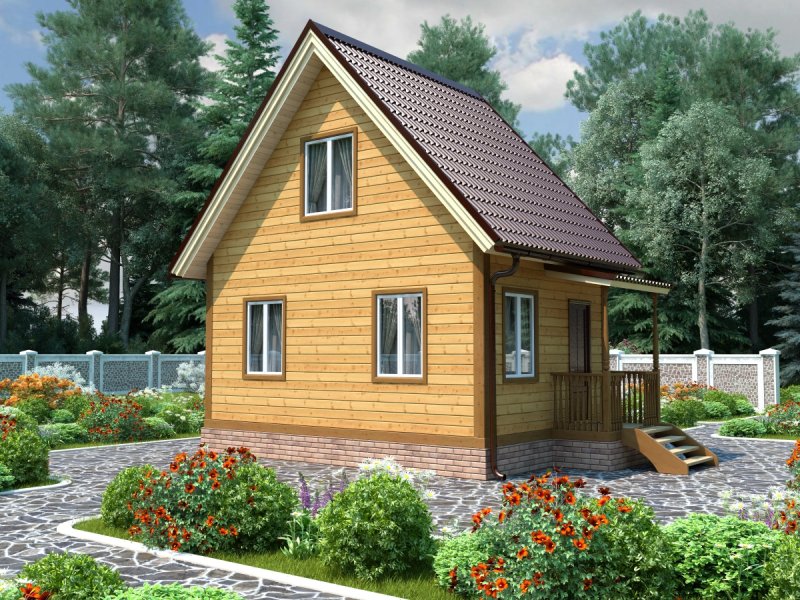 Тироль канадская изба