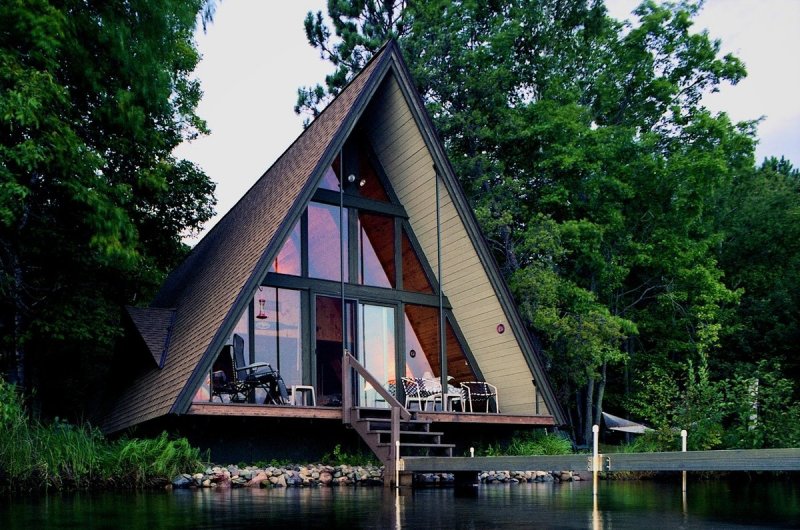 Дом шалаш a-frame