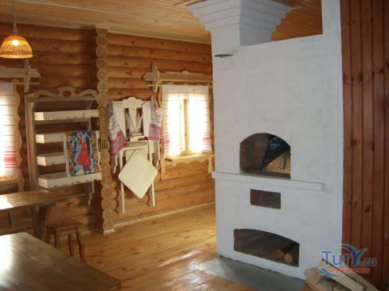 Печь в белорусской хате