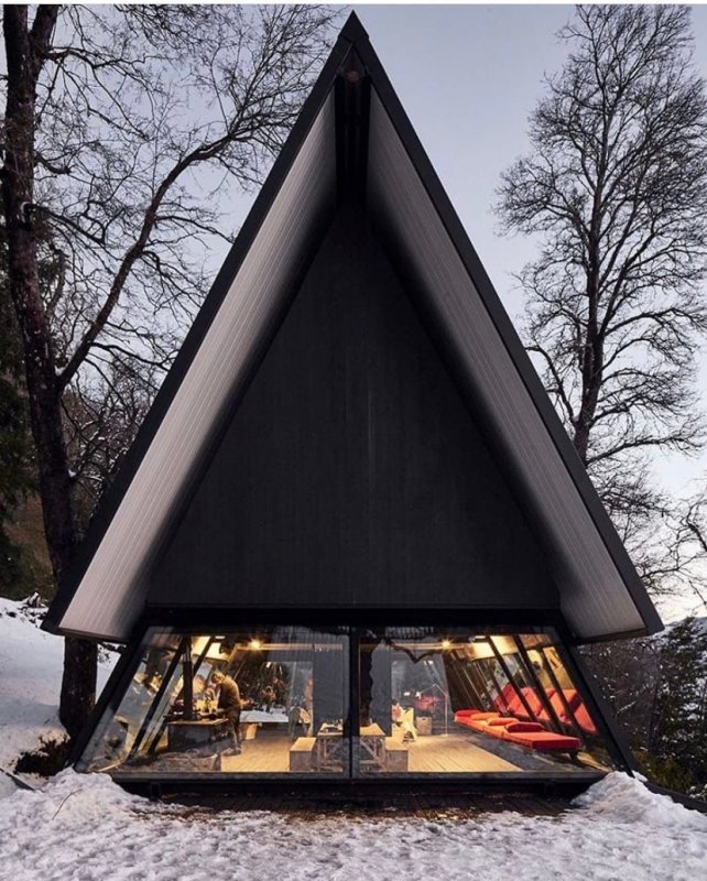 Дом шалаш a-frame