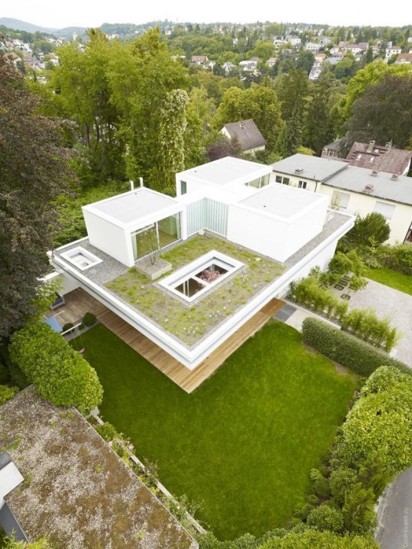 Эксплуатируемая плоская кровля Green Roof