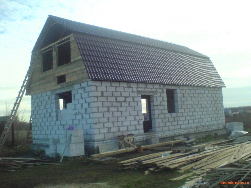 Дачные домикииз блокоа