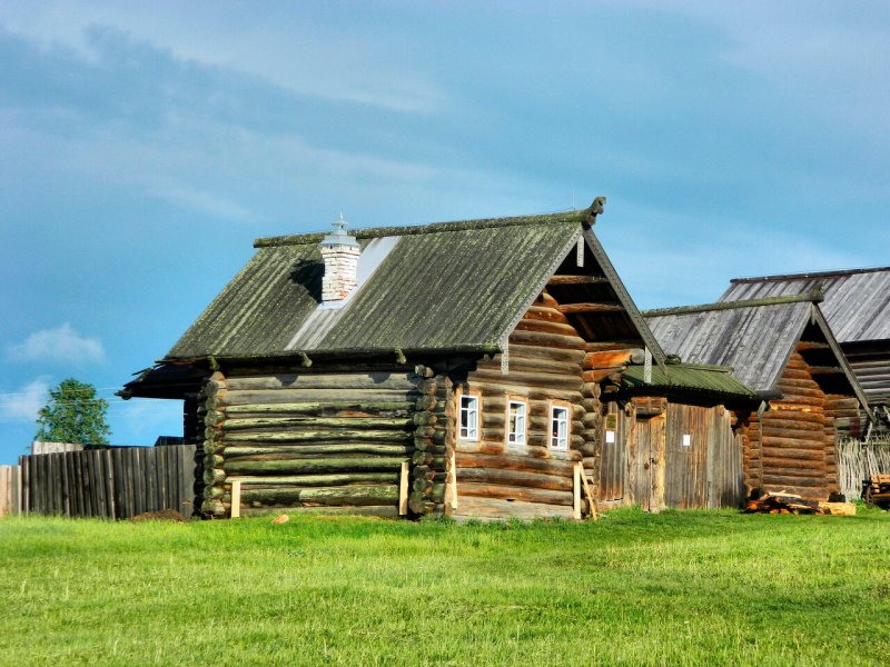 Нижняя Синячиха усадьбы крестьян