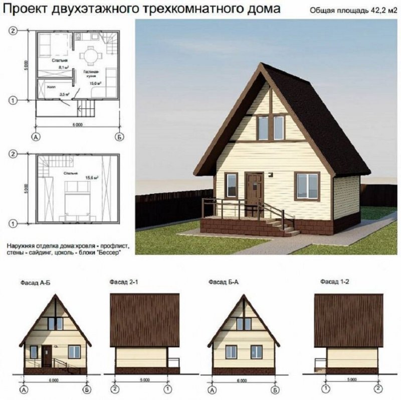 План дачного домика