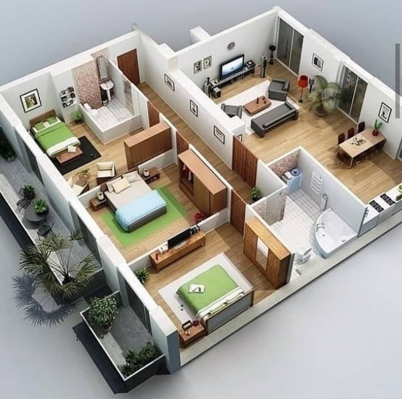 Планировки домов DBL cdth[e