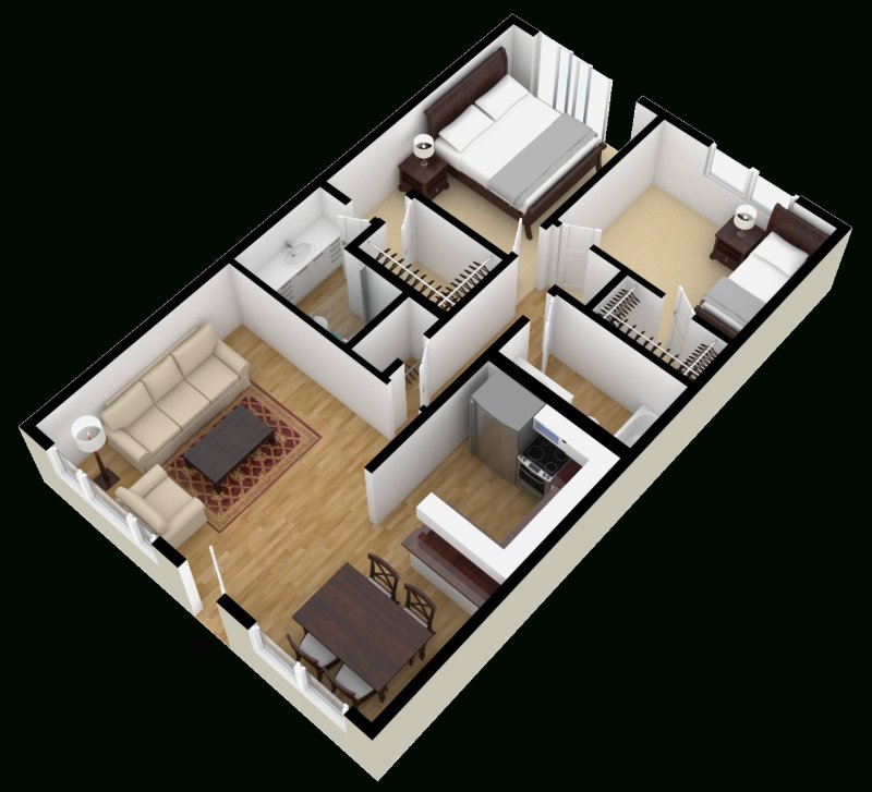 3d планировка квартиры