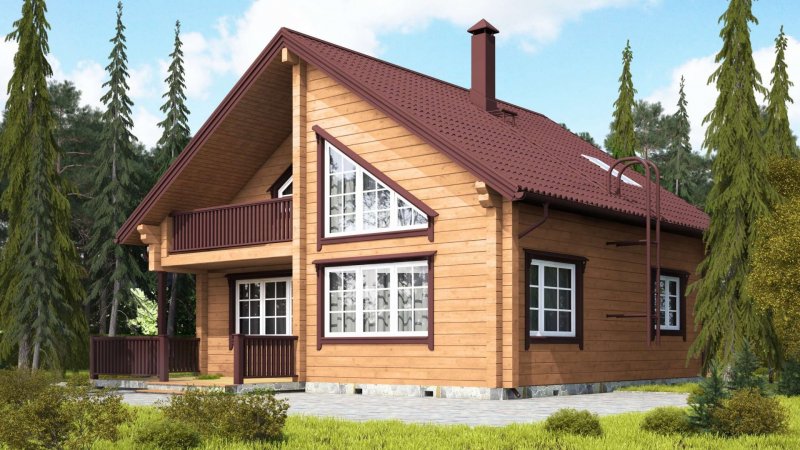 Финский дом брус