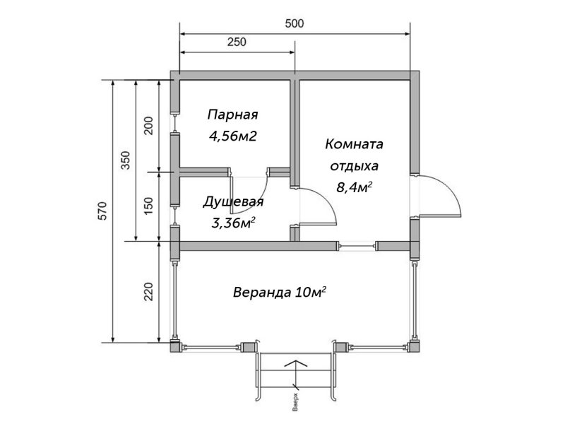 Баня 3.5 на 5 планировка
