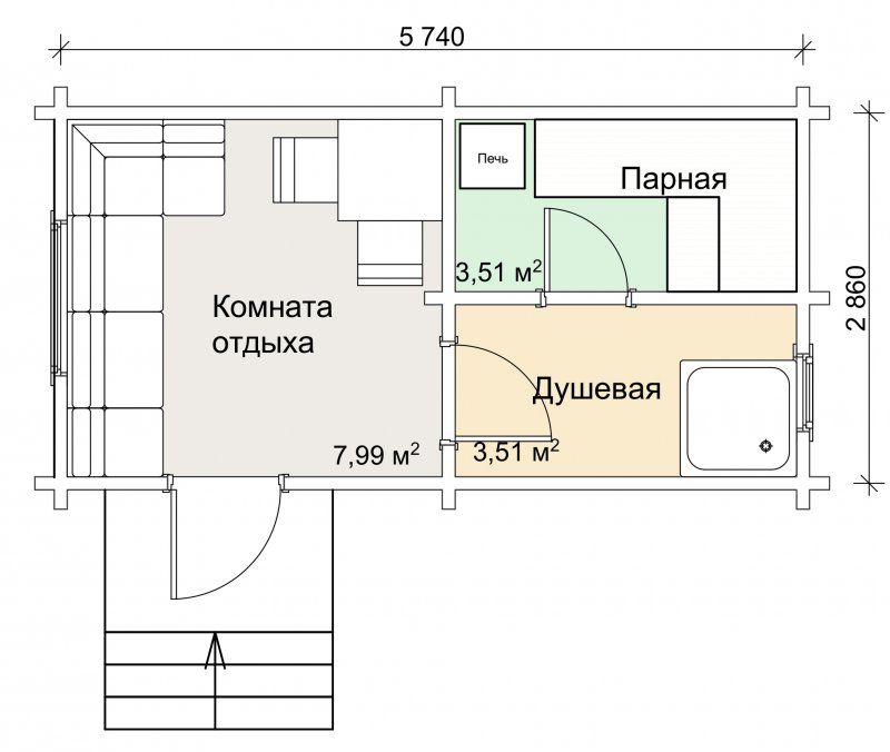 Проект бани бесплатно чертежи