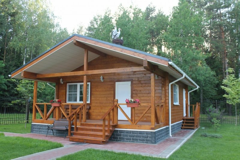 Гостевой домик из клееного бруса