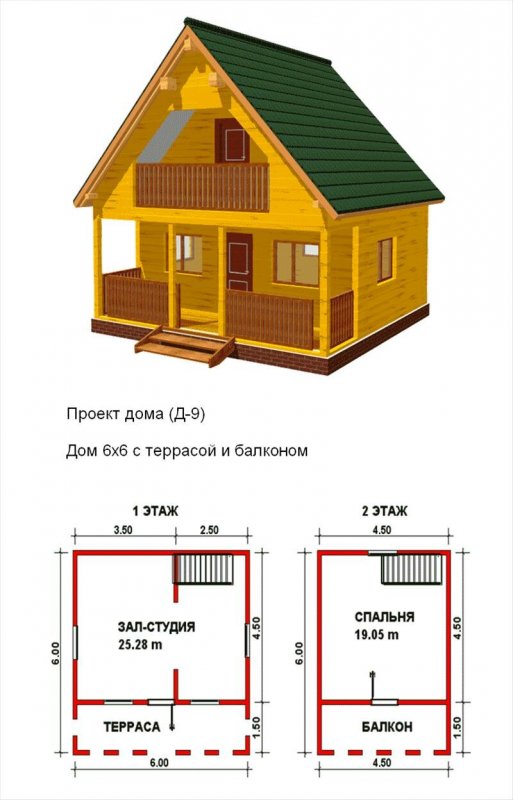 Баня 6 на 6 планировка
