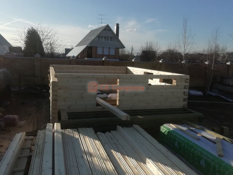 Проект бани из бруса 6х6