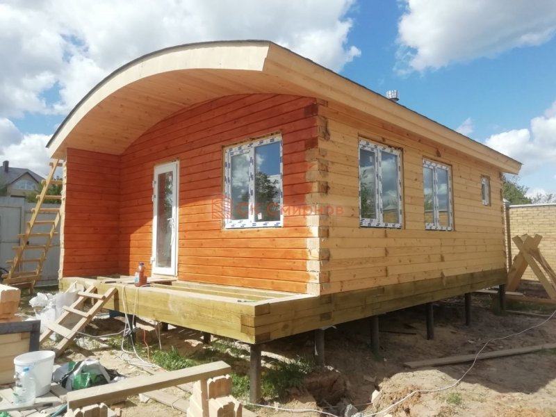 Планировки бань с комнатой отдыха