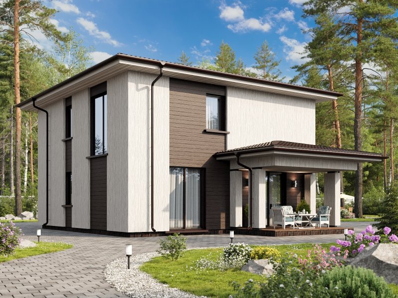 Каркасный дом 120м2