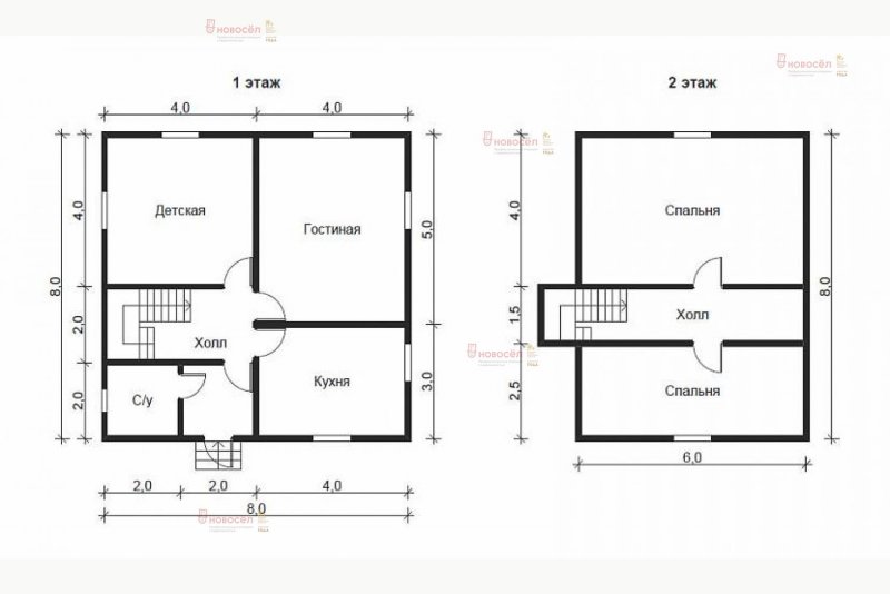 Проекты домов из газобетона с мансардой