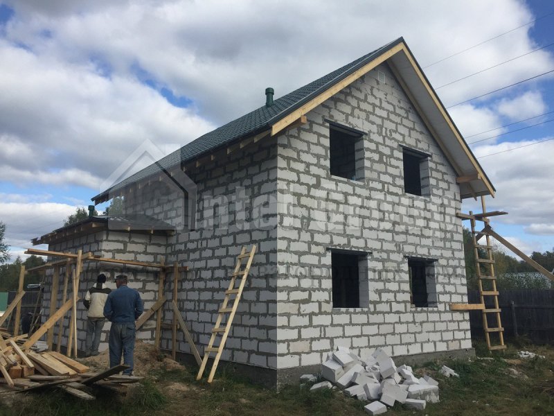 1.5 Этажный дом из газобетона проекты