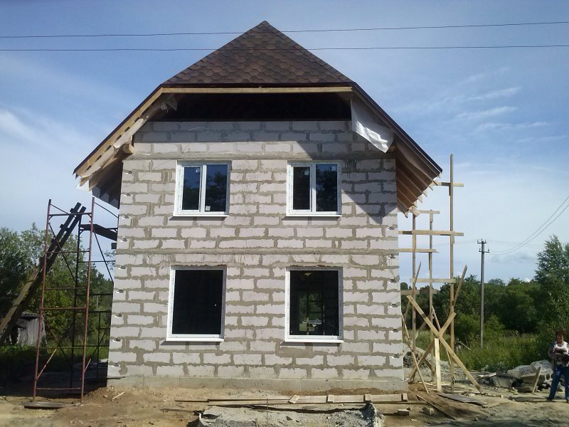 Дом из газобетонных блоков