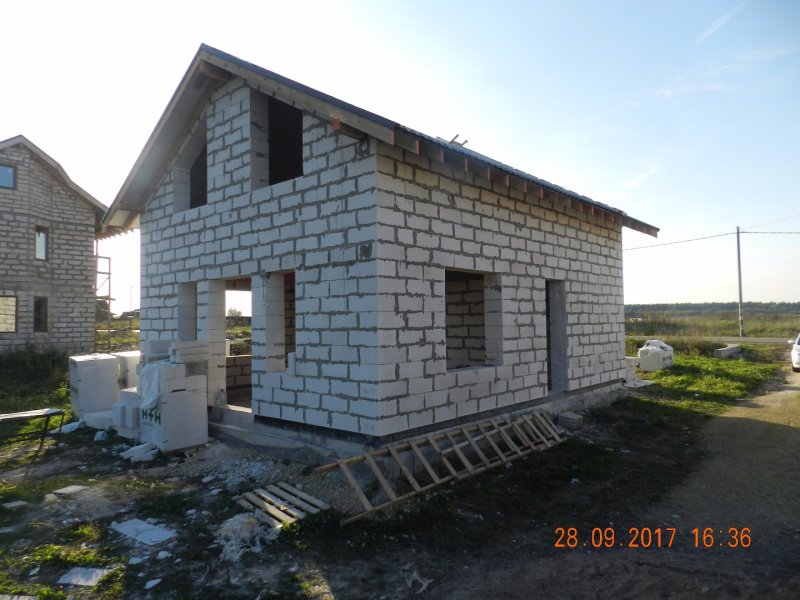 Двухэтажные дома из пеноблоков