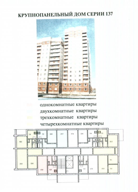 137 Серия домов планировка 2
