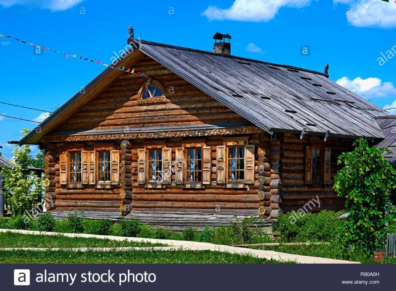 Классическая деревенская изба