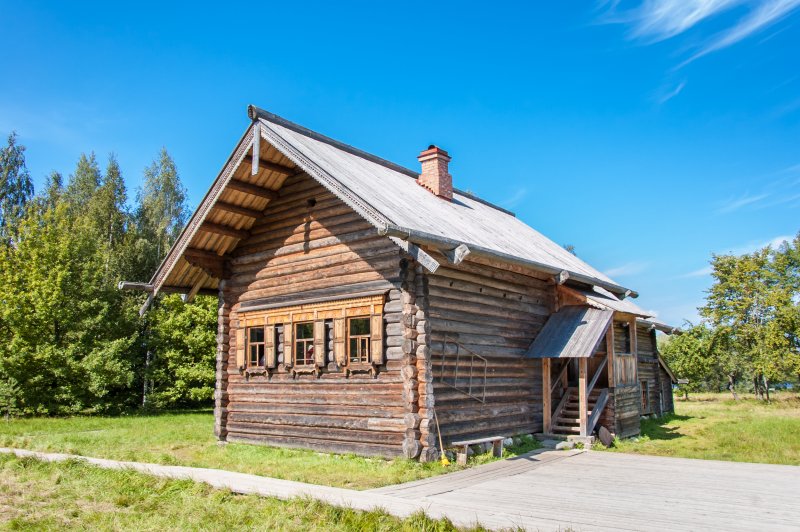 Витославлицы изба пятистенок