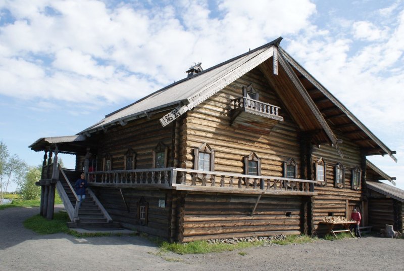 Чувашская изба пятистенок