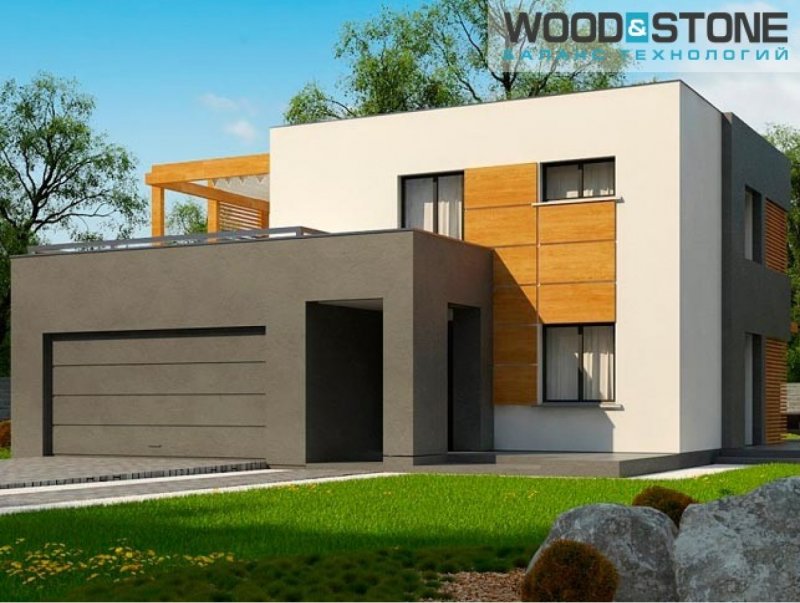 Проект дома 500z в современном стиле
