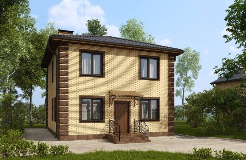 Дом из кирпича 120 кв