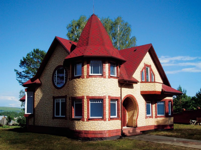 Кровля с башенками