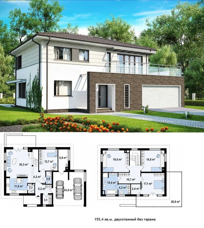 Планировка американских домов двухэтажных