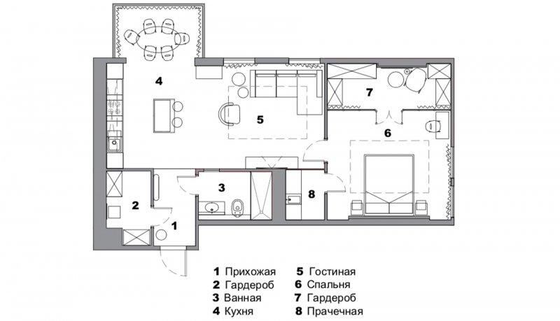 Планировка прихожей в квартире