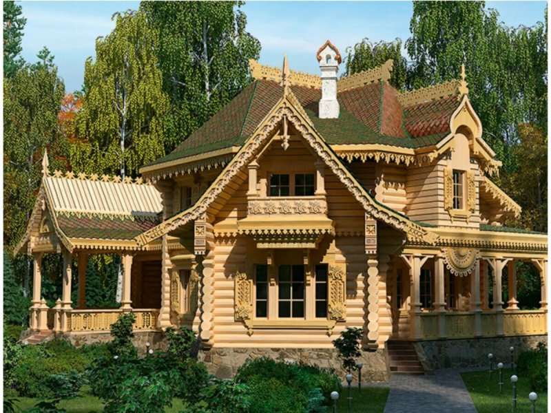 Деревянный Княжеский Терем