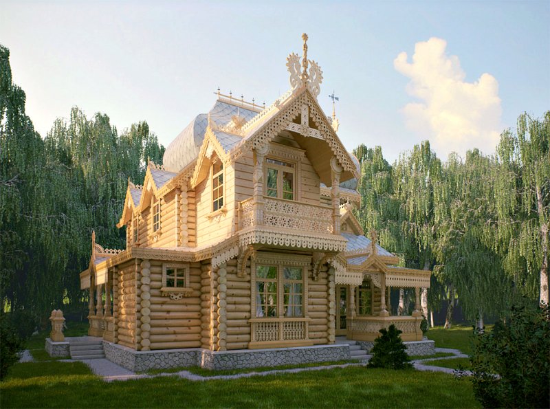 Деревянный Княжеский Терем
