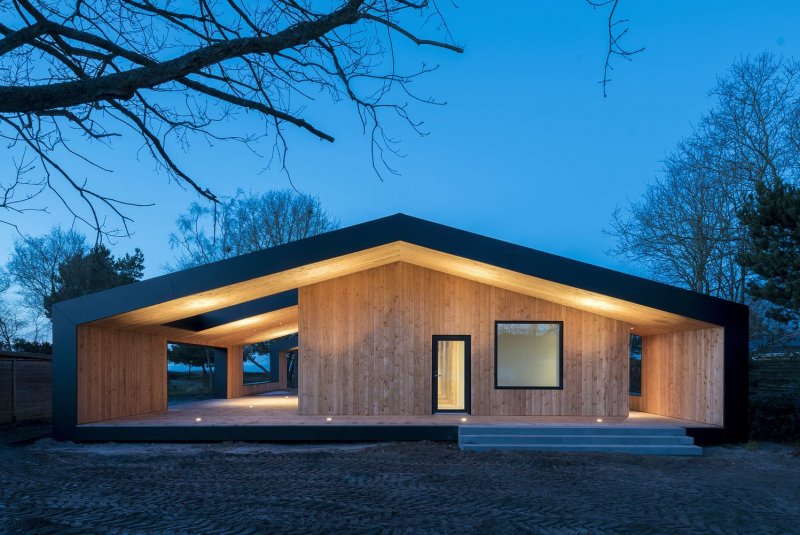 Barn House с плоской крыши