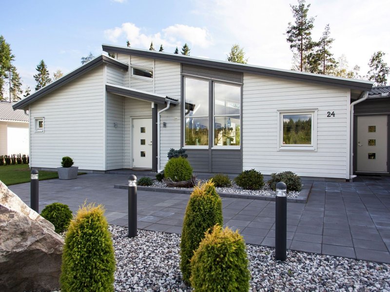 Финский модульный каркасный дом Villa element на Asuntomessut 2019
