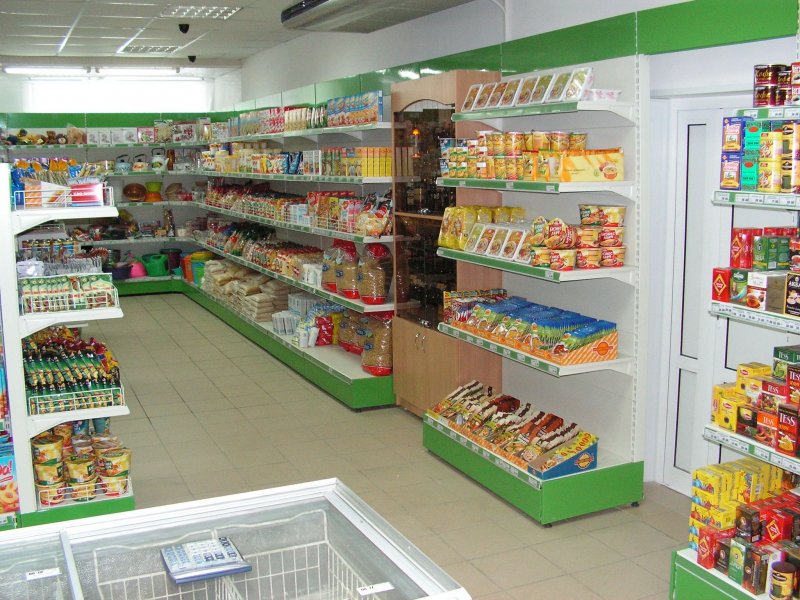 Уютный продуктовый магазин