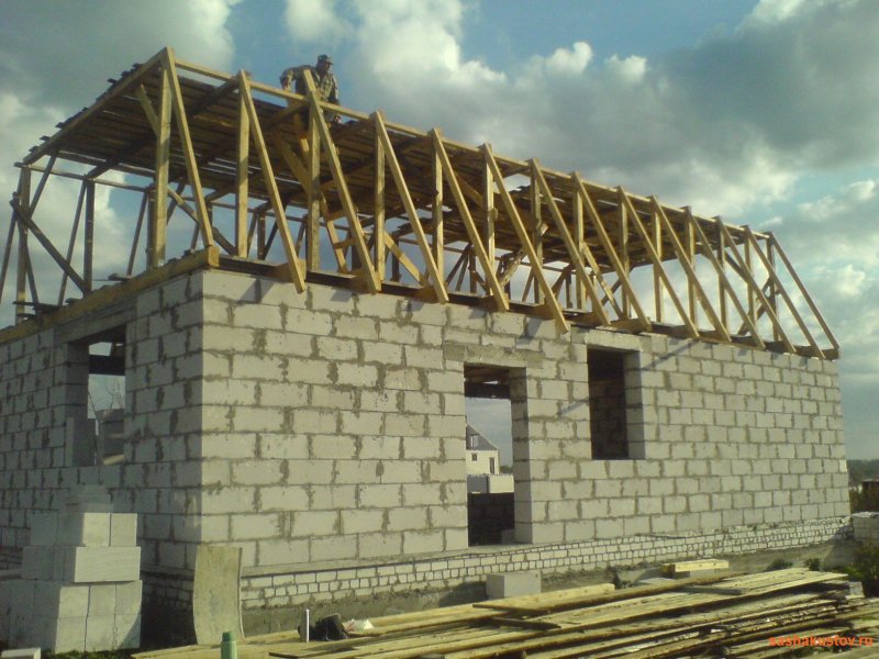 Мансарда из газоблока
