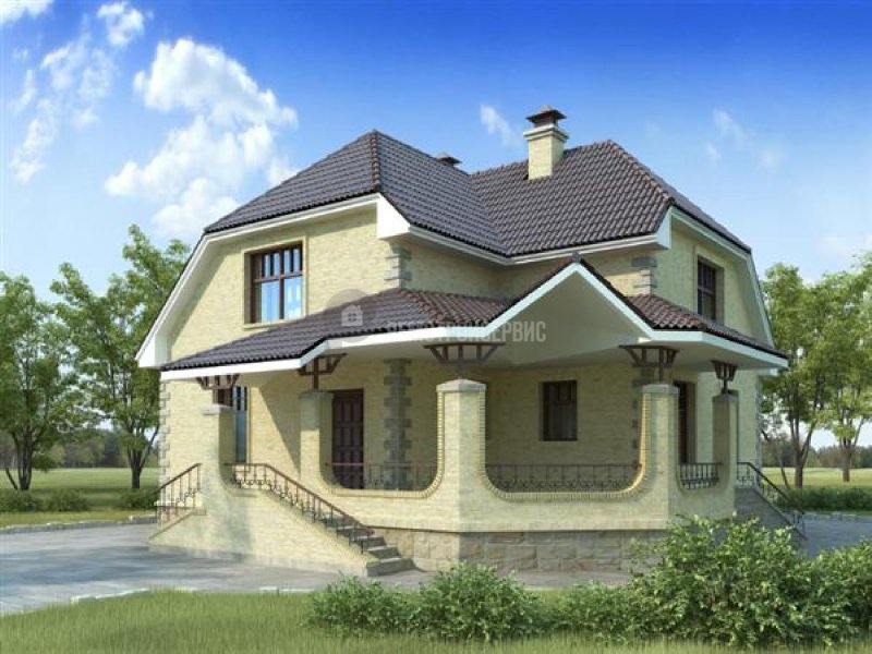 Дом дачный каркасно-щитовой