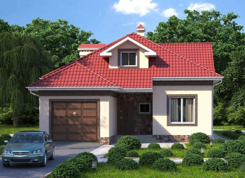 Дом 120 квадратов с мансардой