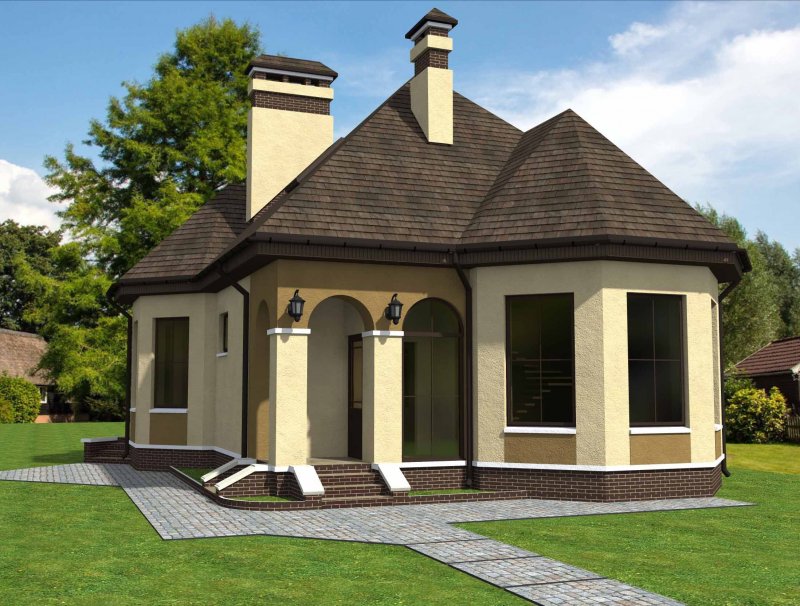 Красивый дом 120 квадратов