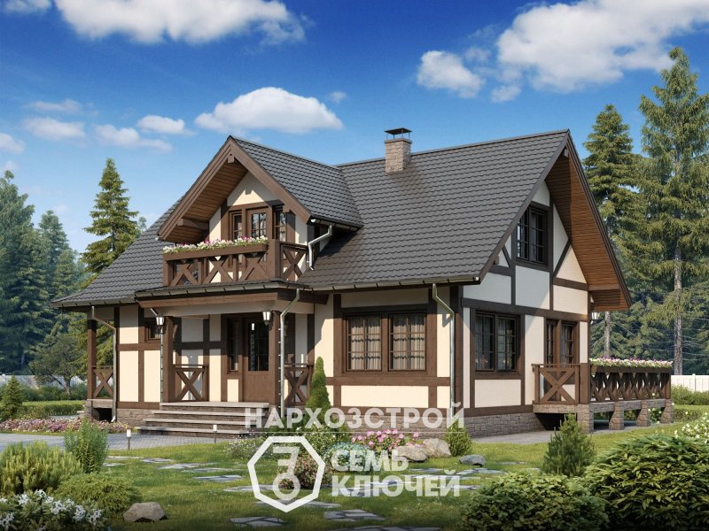 Коттедж в немецком стиле