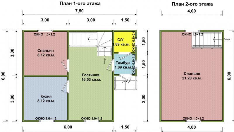 Чертежи домов из бруса 10на10 одноэтажный