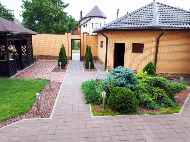 Планировка двора